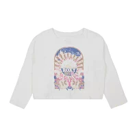 Roxy Big Girls Crew Neck Long Sleeve Graphic T-Shirt