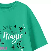 Big Girls Crew Neck Short Sleeve Wicked Graphic T-Shirt