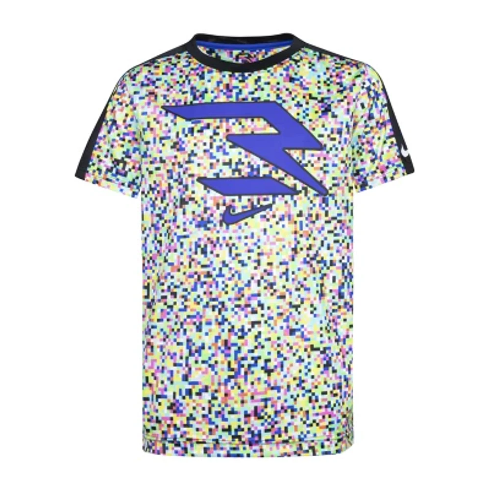Nike 3BRAND by Russell Wilson Big Boys Crew Neck Short Sleeve Graphic T-Shirt