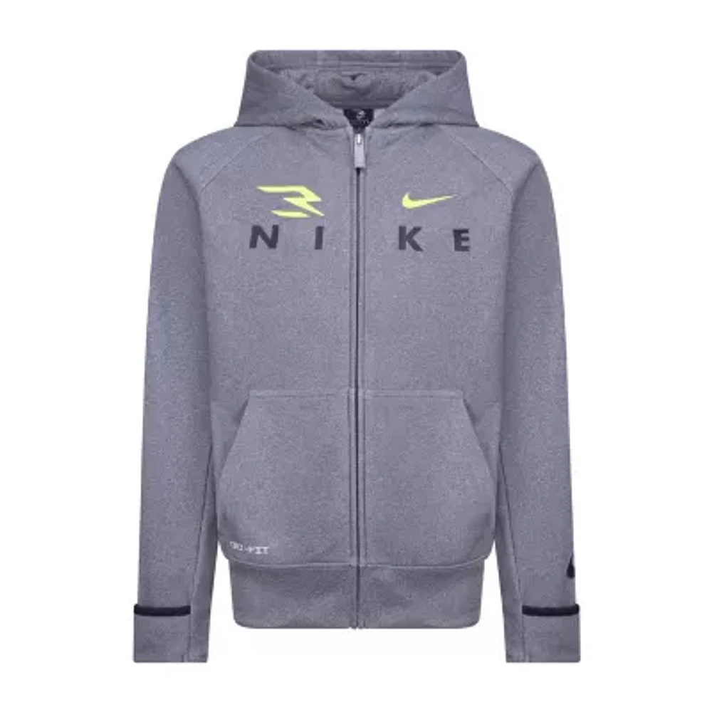 Nike 3BRAND by Russell Wilson Big Boys Fleece Zipper Hoodie