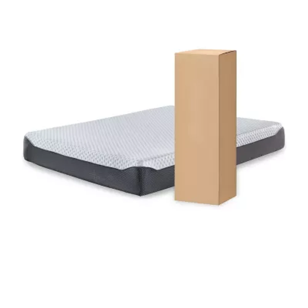 Signature Design by Ashley Chime Elite 10" Firm Memory Foam Mattress a Box