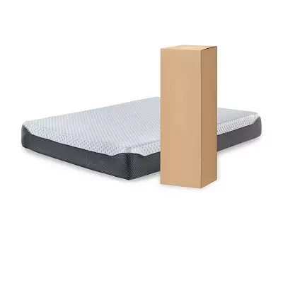 Signature Design by Ashley Chime Elite 10" Firm Memory Foam Mattress a Box