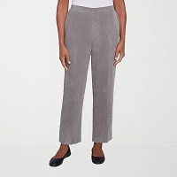 Alfred Dunner Copenhagen Womens Comfort Waistband Straight Corduroy Pant