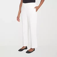 Alfred Dunner Copenhagen Womens Comfort Waistband Straight Corduroy Pant
