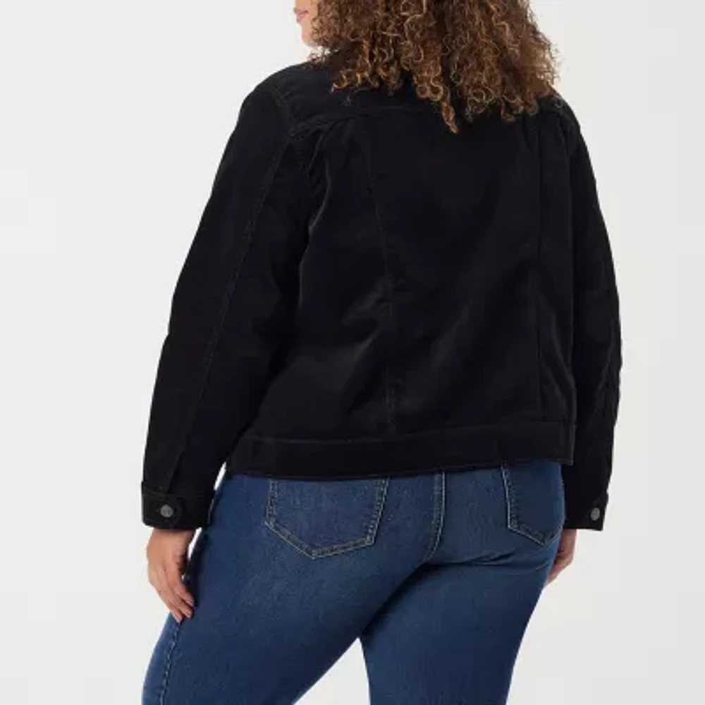 Gloria Vanderbilt Lightweight Womens Plus Jacket