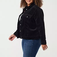 Gloria Vanderbilt Lightweight Womens Plus Jacket