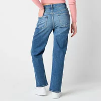 Arizona Juniors Womens Highest Rise Straight Leg Jean