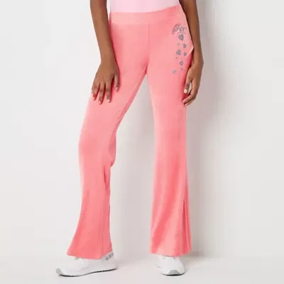 Juicy By Couture Womens Mid Rise Flare Track Pant-Juniors