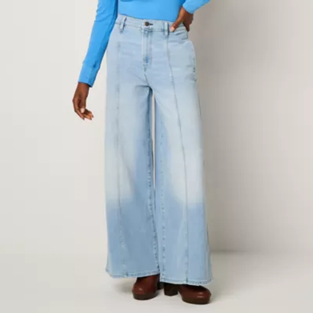 a.n.a Womens Highest Rise Wide Leg Jean