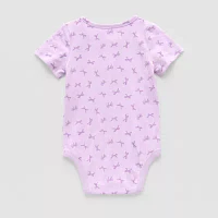 Okie Dokie Baby Girls Short Sleeve Bodysuit