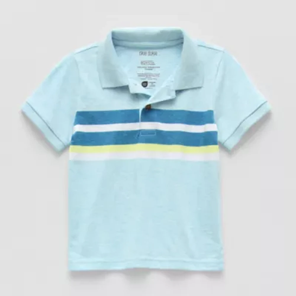 Okie Dokie Toddler & Little Boys Short Sleeve Polo Shirt