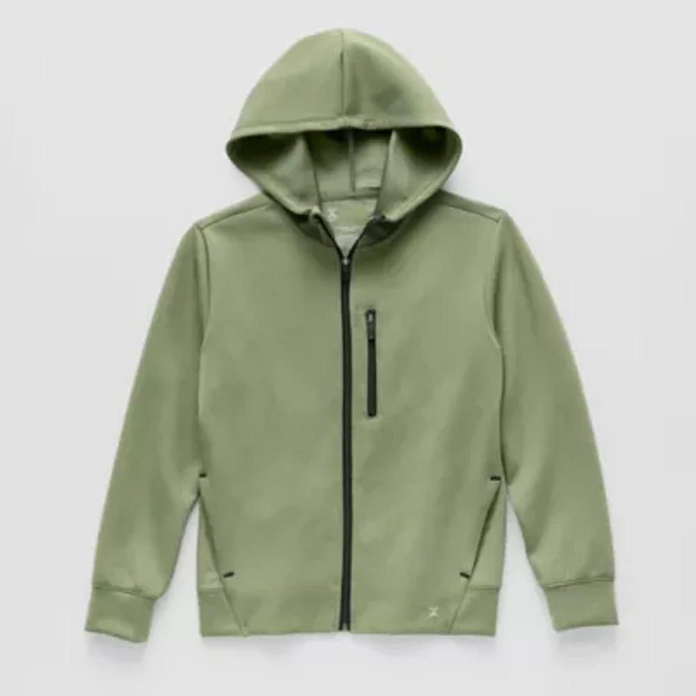 Xersion Little & Big Boys Double-Knit Zipper Hoodie