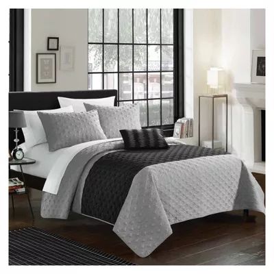 Chic Home Dominic 8-pc. Embroidered Quilt Set