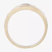 1/4 CT. T.W. Natural White Diamond 10K Gold Wedding Band