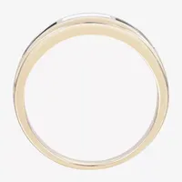 1/4 CT. T.W. Natural Champagne Diamond 10K Gold Wedding Band