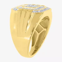 Mens / CT. T.W. Natural Diamond 10K Gold Fashion Ring