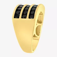 Mens 2 CT. T.W. Natural Black Diamond 10K Gold Fashion Ring