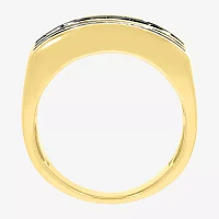 Mens 2 CT. T.W. Natural Black Diamond 10K Gold Fashion Ring