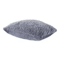 Loom + Forge Faux Mink Diamond Lumbar Pillow