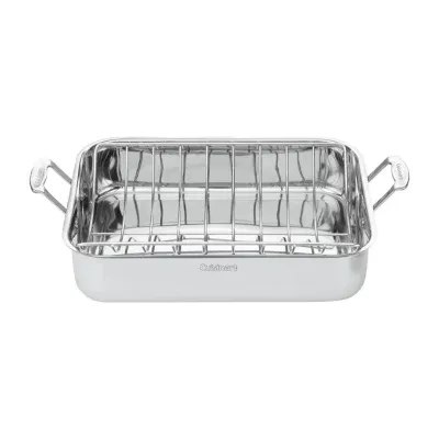Cuisinart Chefs Stainless Steel 16" Roasting Pan with U Rack
