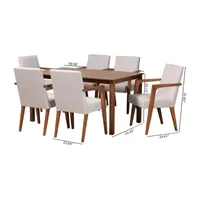 Glenda Dining Room Collection 7-pc. Rectangular Dining Set