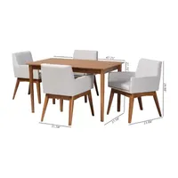 Dorina Dining Room Collection 5-pc. Rectangular Set