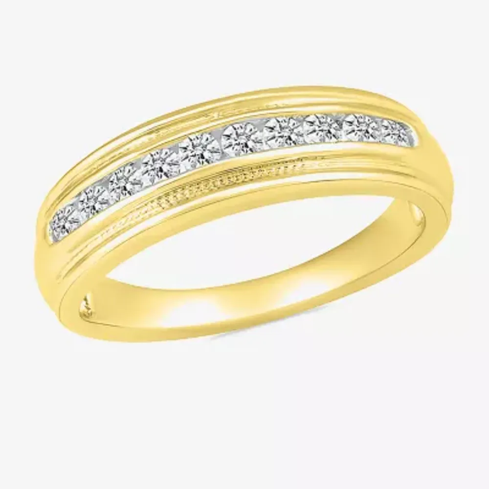 3.5MM / CT. T.W. Natural White Diamond 14K Gold Wedding Band