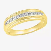 3.5MM / CT. T.W. Natural White Diamond 14K Gold Wedding Band