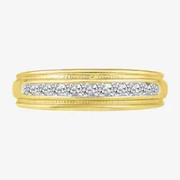 3.5MM / CT. T.W. Natural White Diamond 14K Gold Wedding Band