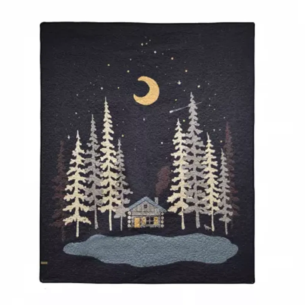 Donna Sharp Moonlit Cabin Extra Weight Throw