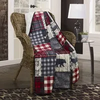 Your Lifestyle By Donna Sharp Timber Reversible Lightweight Throw