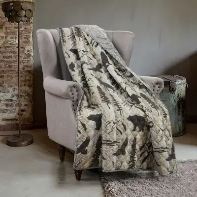 Your Lifestyle By Donna Sharp Forest Weave Reversible Lightweight Throw