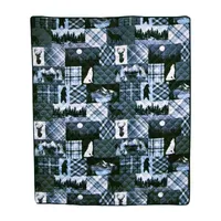 Your Lifestyle By Donna Sharp Nightly Walk Reversible Lightweight Throw