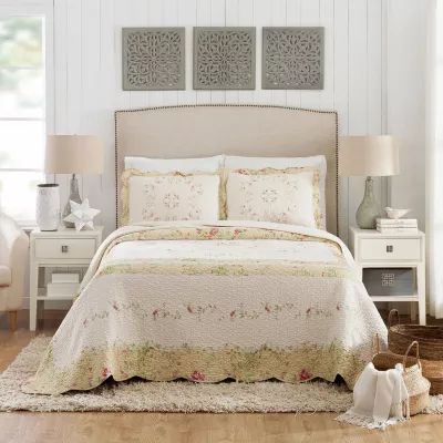 Mary Jane's Home Prarie Bloom Bedspread