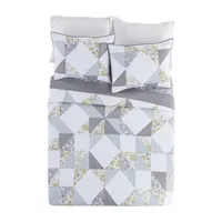 Mary Jane's Home Reine-Marie 3-pc. Embroidered Quilt Set