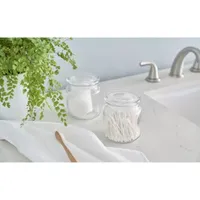 Home Expressions Glass Bathroom Canister