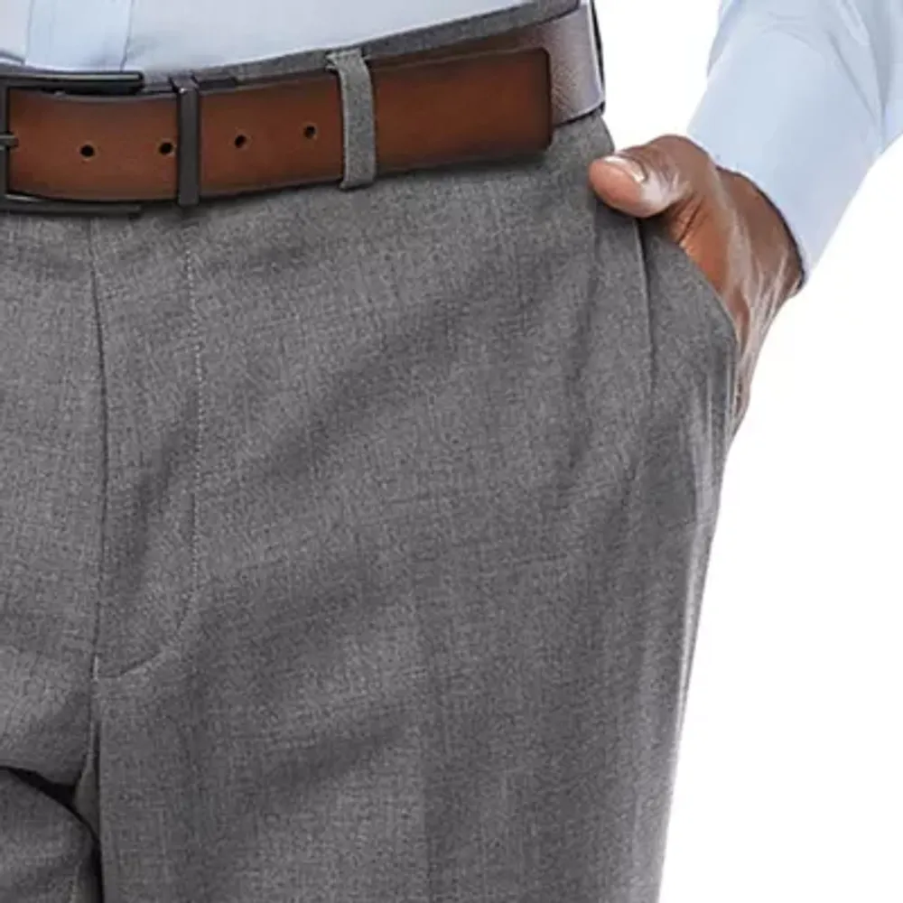 Van Heusen Cool Flex Mens Stretch Fabric Slim Fit Flat Front Suit Pants