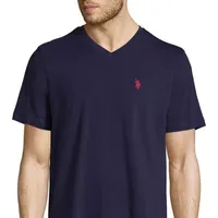 U.S. Polo Assn. Stretch Mens V Neck Short Sleeve T-Shirt