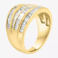 Natural White Diamond 14K Gold Band