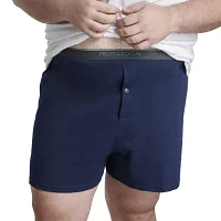 Fruit of the Loom Premium Cotton Knit Big and Tall Mens 3 Pack Boxers