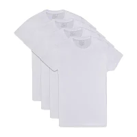 Fruit of the Loom Premium Cotton Mens 4 Pack Short Sleeve Crew Neck T-Shirt