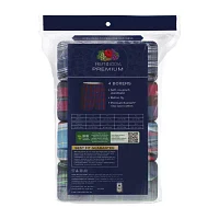 Fruit of the Loom Premium Cotton Mens 4 Pack Boxers
