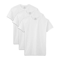 Fruit of the Loom Mens 3 Pack Short Sleeve Crew Neck Moisture Wicking T-Shirt Big