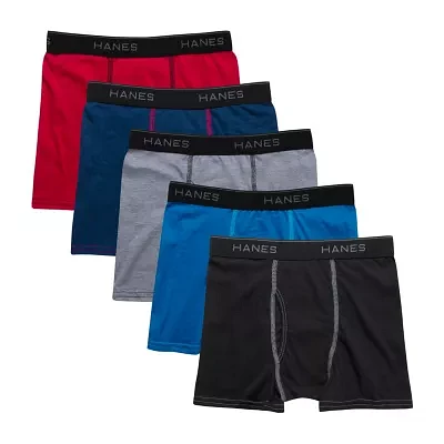 Hanes Ultimate Little & Big Boys 5 Pack Boxer Briefs