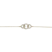 1/5 CT.T.W. Natural Diamond 14K Yellow Gold Bracelet