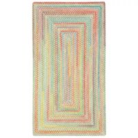 Capel Inc. Baby's Breath Concentric Braided Rectangular Rugs