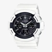 Casio G-Shock Unisex Adult Digital White Strap Watch Gas100b-7a