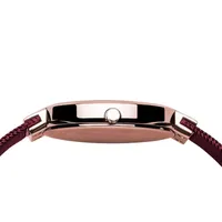 Bering Womens Red Stainless Steel 2-pc. Watch Boxed Set 14531-363g