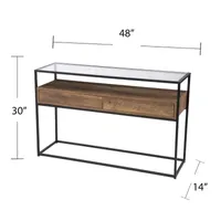 Roltann Living Room Collection 2-Drawer Console Table