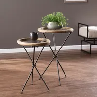 Rucay Living Room Collection 2-pc. Nesting Tables